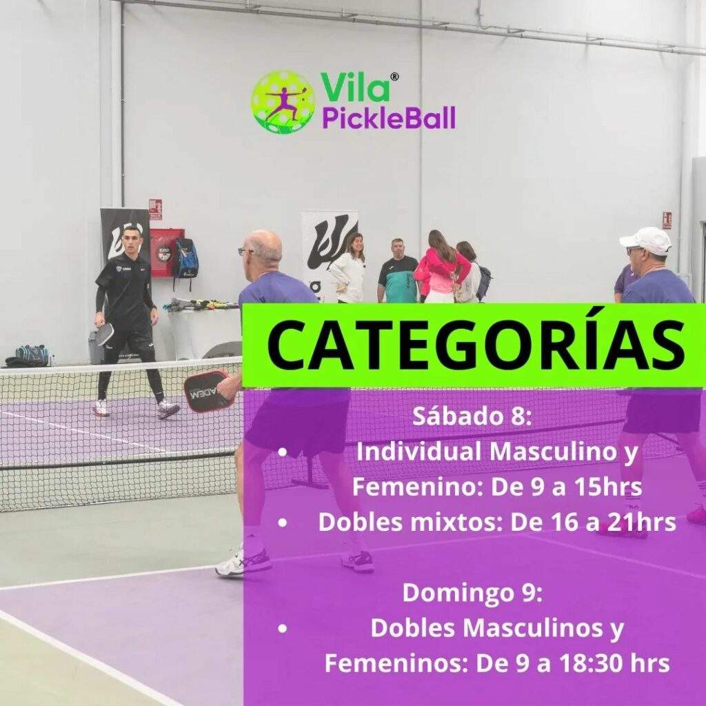 torneo de pickleball barcelona vila club 8 9 julio